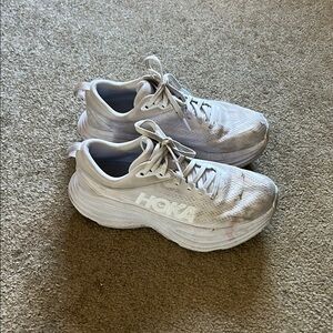 HOKA White Running Shoes
